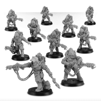 Solar Auxilia Flamer Section Completed Model Set
