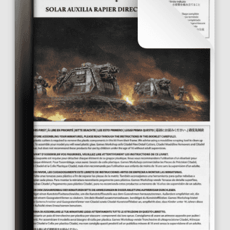 Solar Auxilia Rapier Direct Fire Battery Instructions