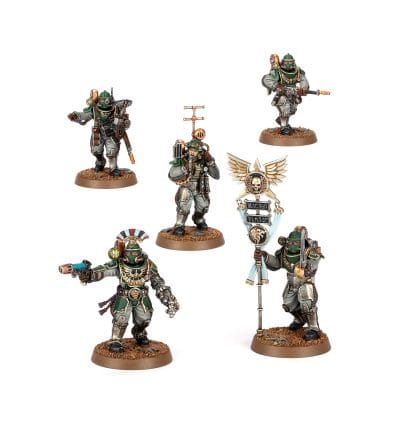 Solar Auxilia Tactical Command Section Completed Model Set