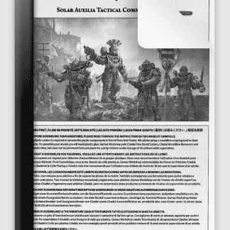Solar Auxilia Tactical Command Section Instructions