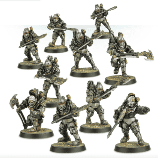 Solar Auxilia Veletaris Storm Section with Power Axes Completed Model Set