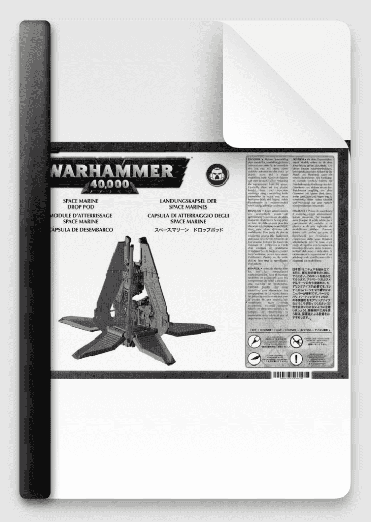 Drop Pod Instructions Free Download Build Instructions