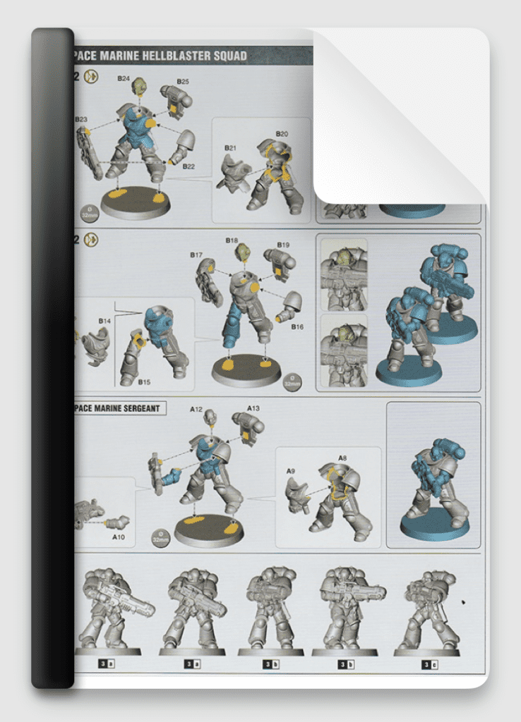 Warhammer 40K – Primaris Hellblasters Con Inceneritore Al Plasma, Pezzi Non Assemblati