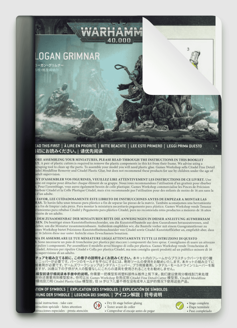 Space Wolves Logan Grimnar 2025 Model