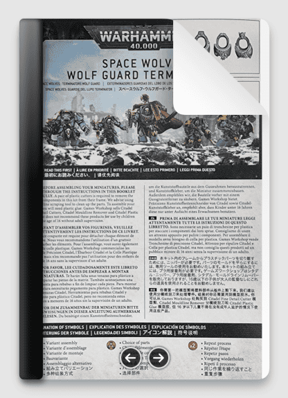 Space Wolves Wolf Guard Terminators Instructions HQ