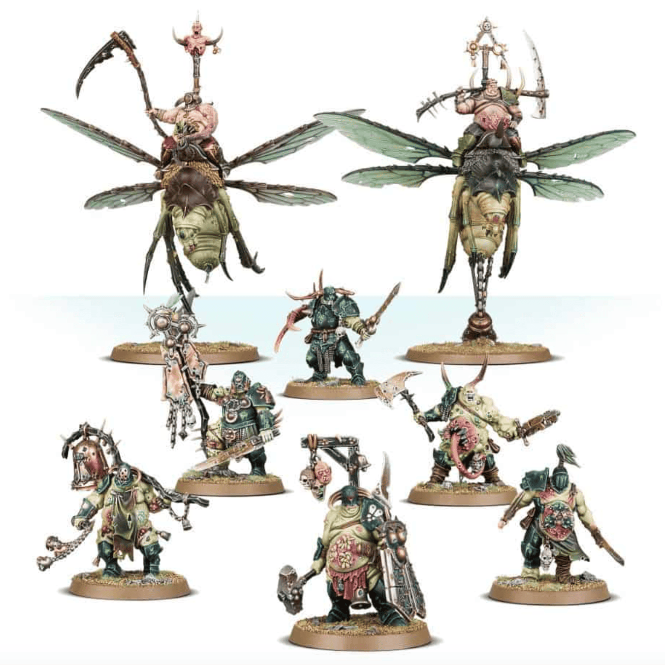 Start Collecting Maggotkin of Nurgle Completed Model Set