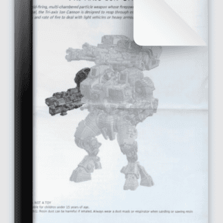 Tau Empire KX139 Ta'Unar Supremacy Armour Tri Axis Ion Cannon