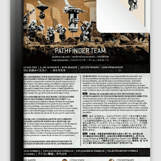 Tau Empire Pathfinder Team Instructions HQ