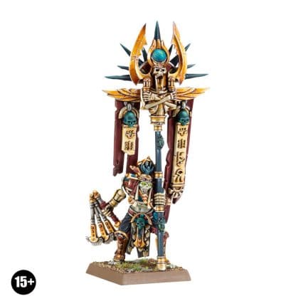 Tomb Kings Of Khemri Battle Standard Bearer Completed Model Set