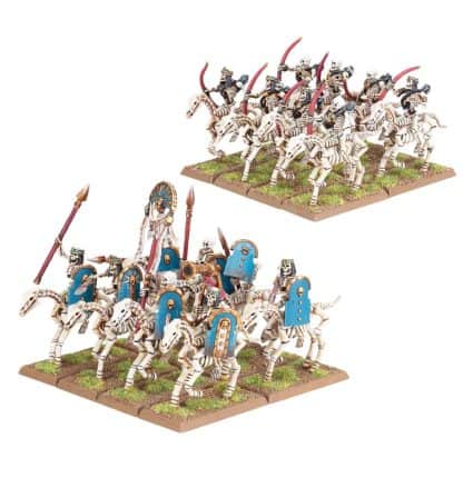 Tomb Kings Skeleton Horsemen Horse Archers Completed Model Set