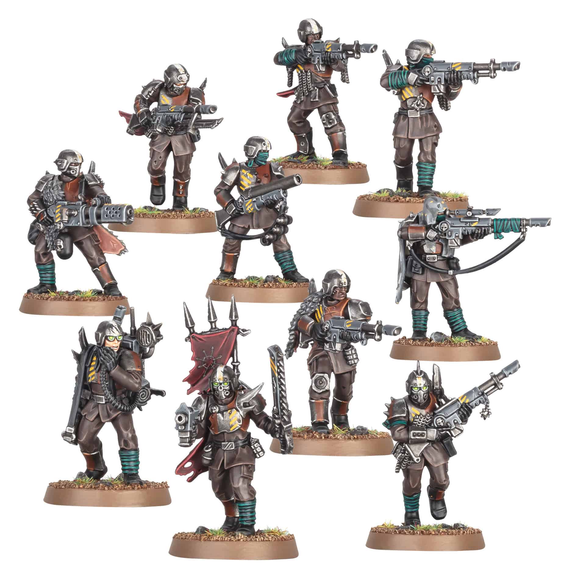 Traitor Guardsmen Squad Completed Model Set