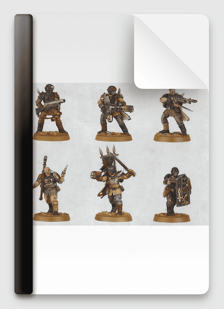 Traitor Guardsmen Squad from Kill Team Blooded