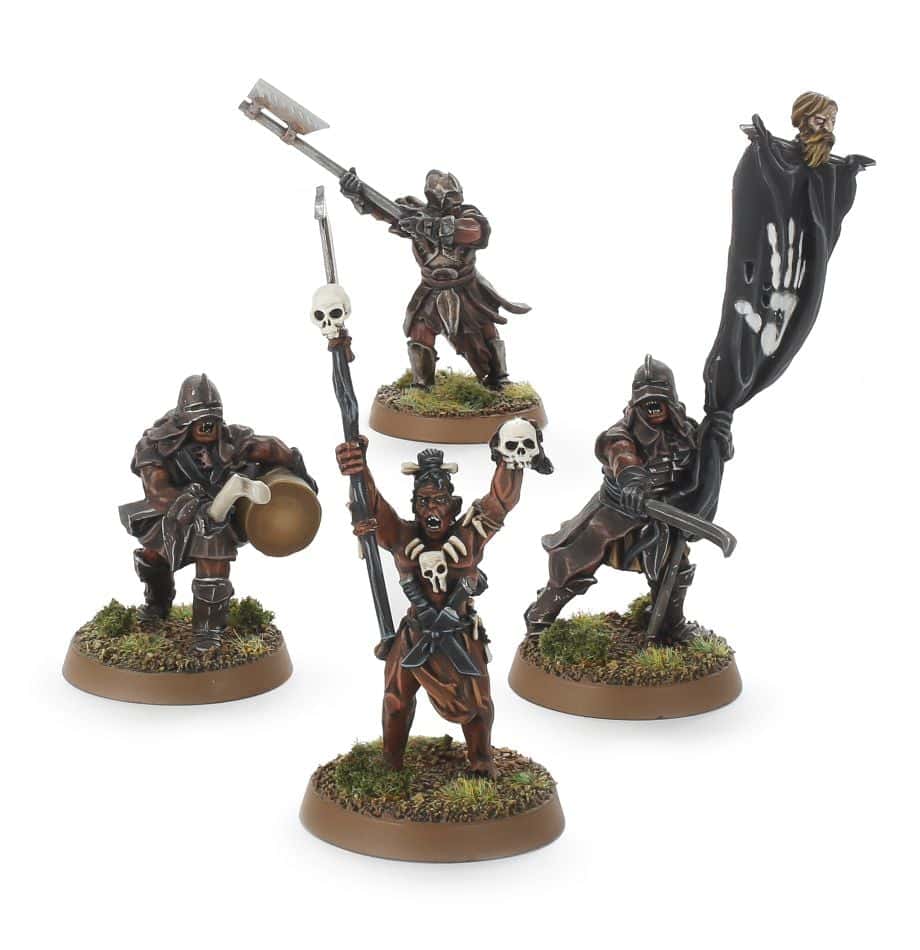 Uruk hai Scout Command Pack Completed Model Set