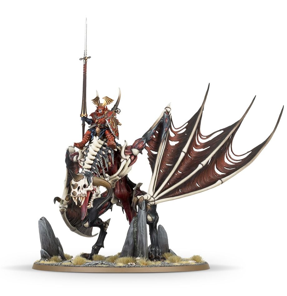 Vampire Lord on Zombie Dragon Completed Model Set