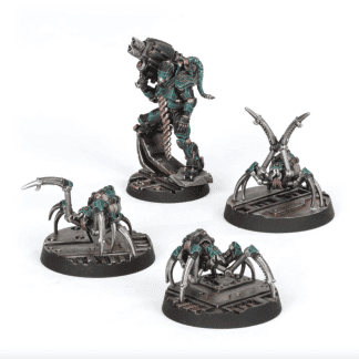 Van Saar Champion in Carapace Armour with Cyberachnids Completed Model Set