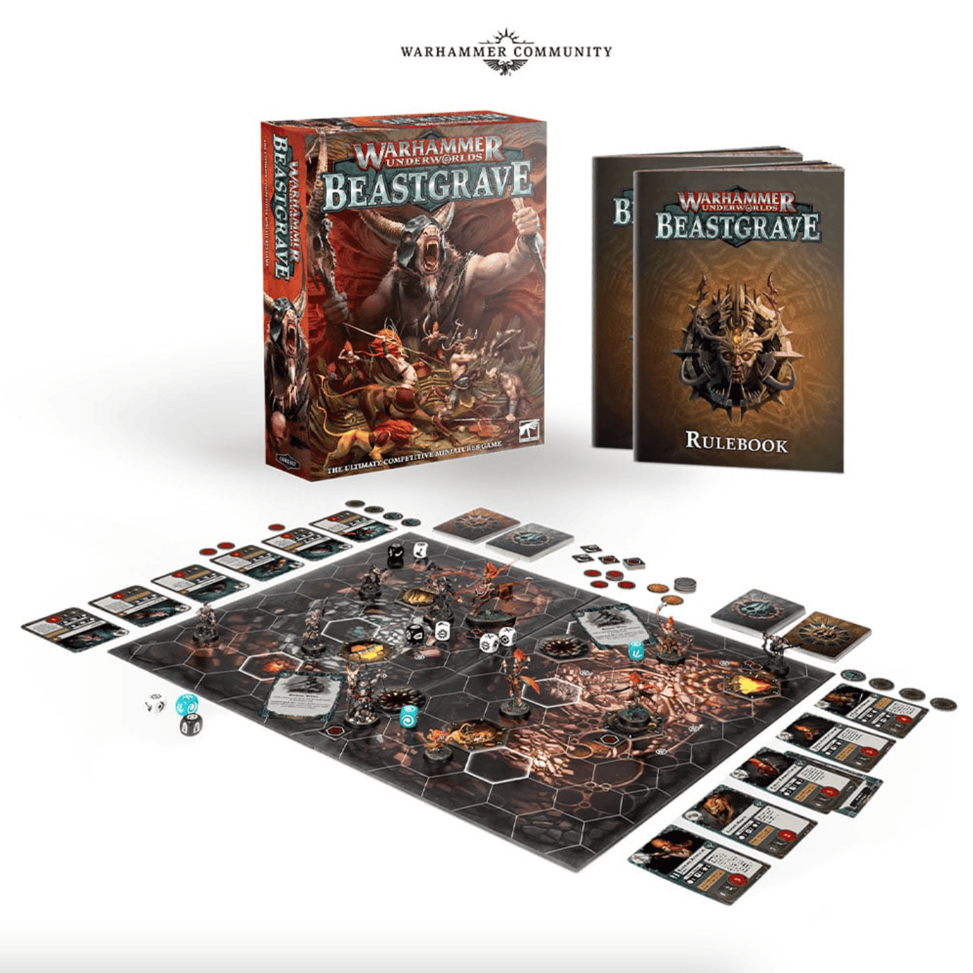 Warhammer Underworlds Beastgrave Box Set Completed Model Set
