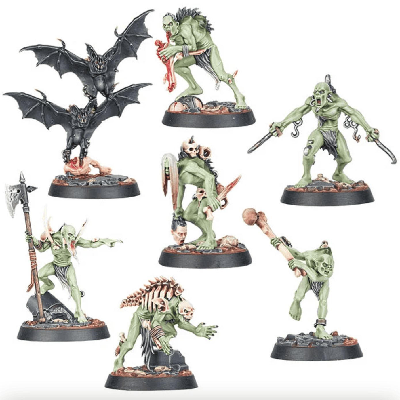 Warhammer Underworlds Beastgrave Grymwatch Completed Model Set