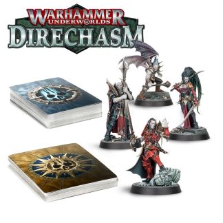 Warhammer Underworlds Direchasm The Crimson Court Completed Model Set