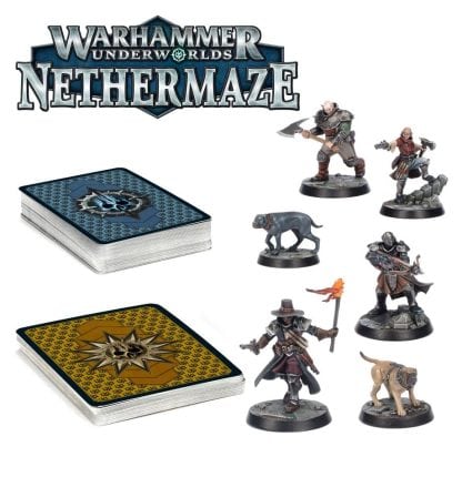 Warhammer Underworlds Nethermaze Hexbanes Hunters Completed Model Set