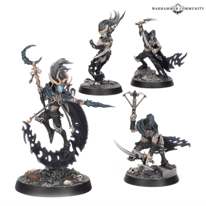 Warhammer Underworlds Nethermaze Shadeborn Completed Model Set