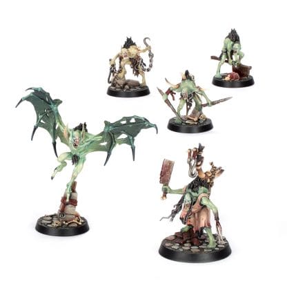 Warhammer Underworlds Wintermaw The Skinnerkin Completed Model Set