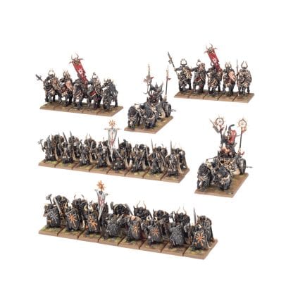 Warriors Of Chaos Battalion Completed Model Set