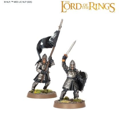 Warriors Of Minas Tirith Command Set 2 Completed Model Set