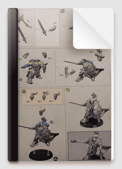 Wolf Guard Battle Leader from Space Wolves Army Set 2025