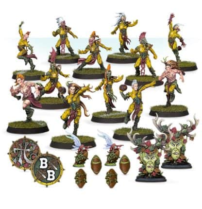 Wood Elf Blood Bowl Team Athelorn Avengers Completed Model Set